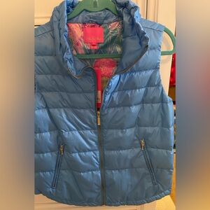 Lilly Pulitzer Sky Blue Puffer Vest